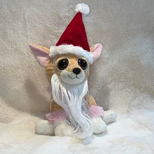 Pet Santa beard with hat